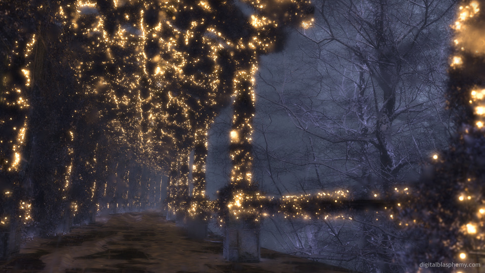 The Shaded Path (Winter/Night)